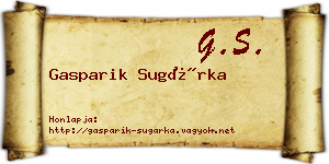 Gasparik Sugárka névjegykártya